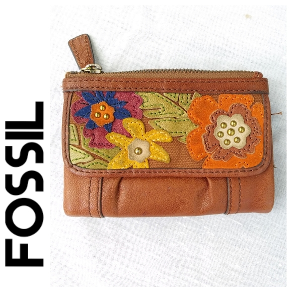 Fossil Handbags - Fossil Flower Patchwork Leather Wallet